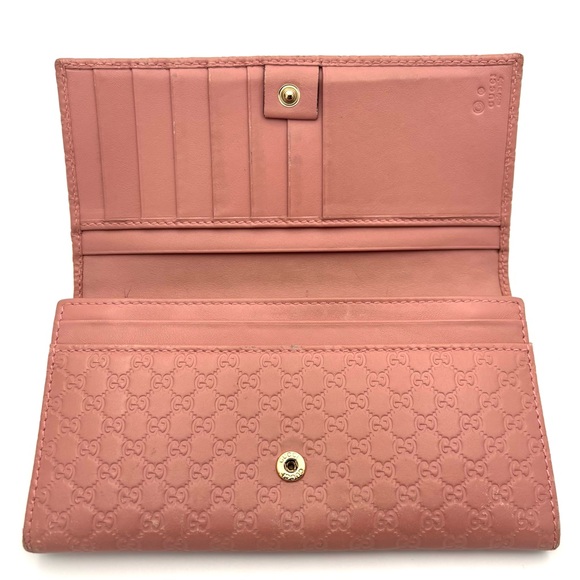 Gucci Pink Leather Wallet with Quilted Design - Picture 4 of 13
